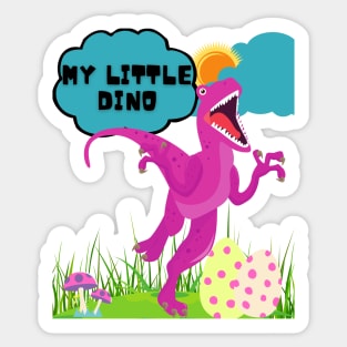 my little dino Sticker
